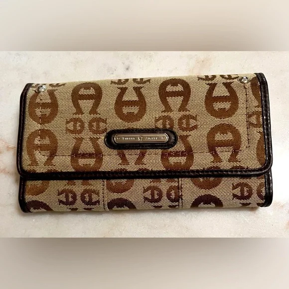 Etienne Aigner Bags Etienne Aigner Jacquard Logo Trifold